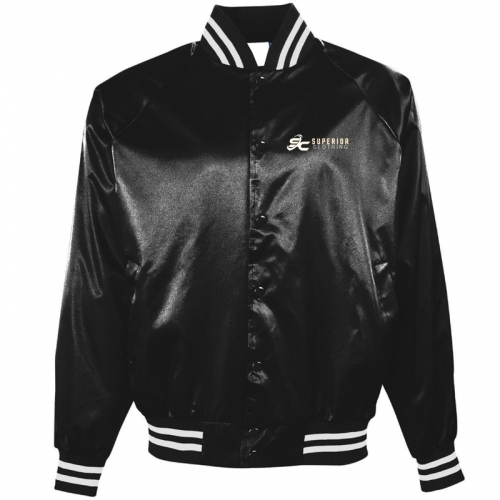 Satin Varsity Jacket