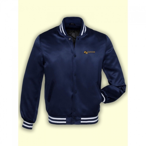 Satin Varsity Jacket